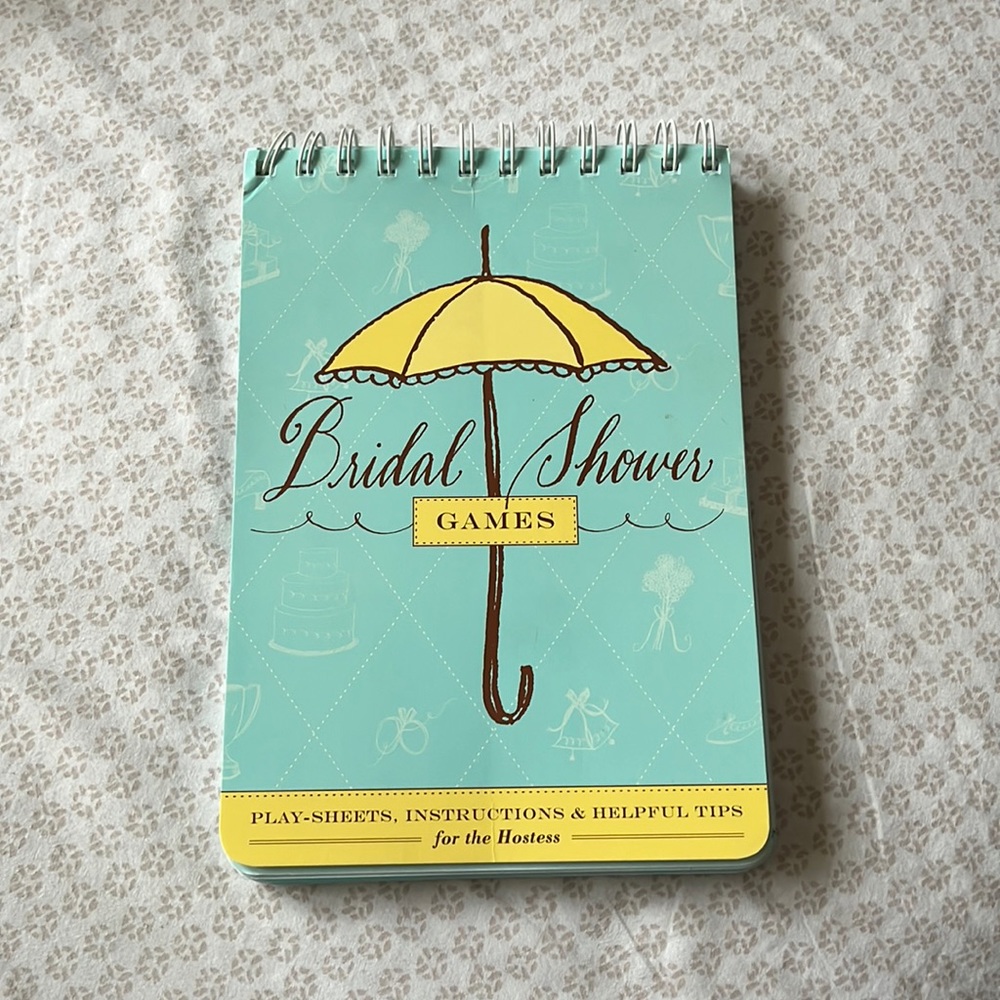 Bridal shower game book